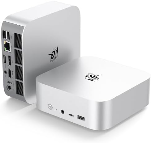 Beelink SER5 Max Mini PC - AMD Ryzen 7 6800U, 24GB RAM, 500GB SSD, 4K Triple Display, Perfect for Home Office & Gaming